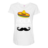 hola bitchachos Maternity Scoop Neck T-shirt