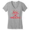 toxic biohazard Women's V-Neck T-Shirt
