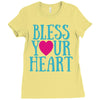 bless your heart Ladies Fitted T-Shirt