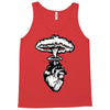 heart and nuclear explosion Tank Top
