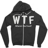 wtf where's the food Zipper Hoodie