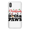 christmas dogs and paws iPhoneX