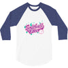 softball diva neon 3/4 Sleeve Shirt