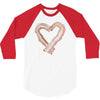 bacon heart 3/4 Sleeve Shirt