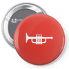 trumpet funny jazz music new Pin-back button