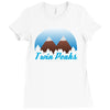 population 51,201 Ladies Fitted T-Shirt