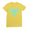 sea turtle sea life Ladies Fitted T-Shirt