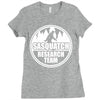 sasquatch research team Ladies Fitted T-Shirt