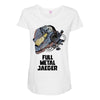 full metal jaeger Maternity Scoop Neck T-shirt