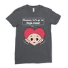 Mommy, Let's Go to Yoga Class! Ladies Fitted T-Shirt