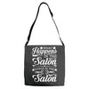 what happens in the salon Adjustable Strap Totes