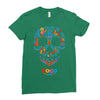 loco coco skul Ladies Fitted T-Shirt