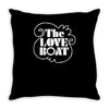 the love boat classic tv show title logo sign youth Throw Pillow