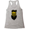hipster skull Racerback Tank