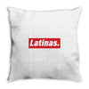 Latinas Hypebeast Throw Pillow