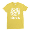 biker t shirt cafe racers ton up boys rockers greasers rock Ladies Fitted T-Shirt