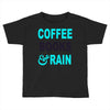 coffee books and rain Toddler T-shirt