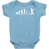 zombie evolution Baby Bodysuit