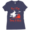 yes i can drive a stick Ladies Fitted T-Shirt