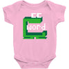 word muncher Baby Bodysuit