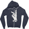bunny sign Zipper Hoodie