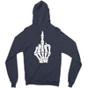Flipping Someone Off Zipper Hoodie