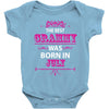 The Best Grammy Was Born In July Baby Onesie