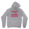 drink wine in ractangle Unisex Hoodie