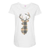 deer Maternity Scoop Neck T-shirt