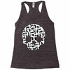 cat skull Racerback Tank