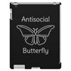 not so social butterfly iPad 3 and 4 Case