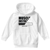 muscles installing Youth Hoodie