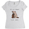 dam Women's Triblend Scoop T-shirt