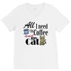coffee cat V-Neck Tee