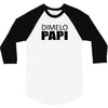 dimelo papi nicky jam reggaeton regueton  black 3/4 Sleeve Shirt