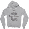 poodle lover Zipper Hoodie