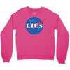 lies nasa logo Crewneck Sweatshirt