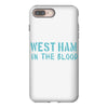 west ham in the blood retro style new iPhone 8 Plus