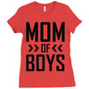 mom of boys Ladies Fitted T-Shirt