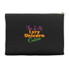 this is my lazy unicorn costume Accessory Pouches