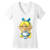 ugly alice Women's V-Neck T-Shirt