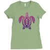 sea turtle spirit Ladies Fitted T-Shirt
