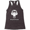 noisy and smelly hazard warnign sign Racerback Tank
