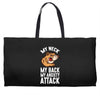 my neck my back my anxiety attack opossum guys tee Weekender Totes
