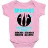 mechanic droppin panties singe Baby Onesie
