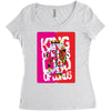 card as Women's Triblend Scoop T-shirt