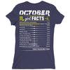 October Girl Facts Scorpio Ladies Fitted T-Shirt