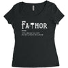 fathor Women's Triblend Scoop T-shirt