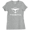 tiesto bird logo Ladies Fitted T-Shirt