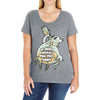 ghost just here for the boos Ladies Curvy T-Shirt